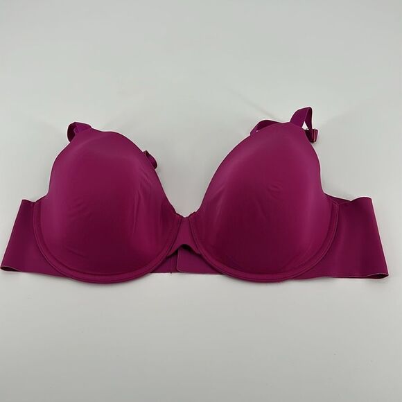 Soma Bra  Vanishing 360 Perfect Coverage 40C Underwire Pink Satin - Picture 1 of 8
